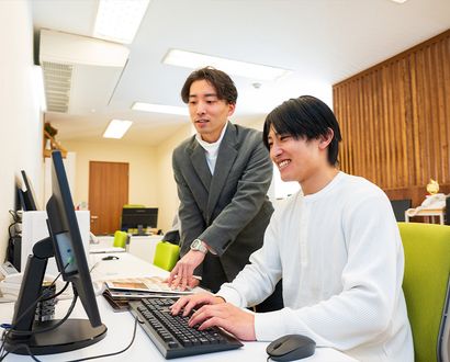 「やってみたい！」という思いがあれば大丈夫。経験ゼロから現場の知識を学べます。